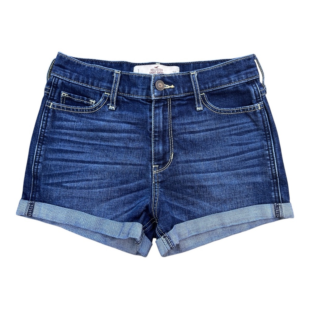 Junior's Hollister High Rise Short Denim Shorts